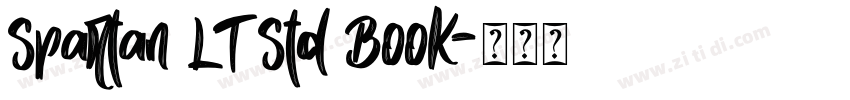 Spartan LT Std Book字体转换